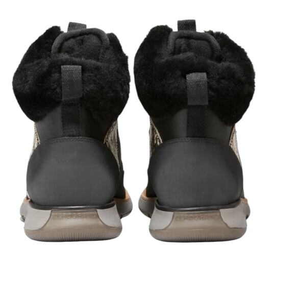 NWOT Women's Cole Haan 4.ZERGRAND Leather Hiker boots in Black – Sz 8 ½ - Picture 8 of 9